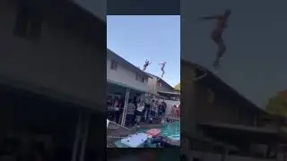 4th of July Pool Dive GONE WRONG