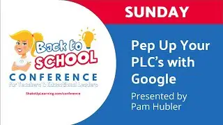 Pep Up Your PLC's with Google (presented by Pam Hubler)