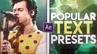 Popular Text Effects in After Effects (that you already have as presets)