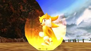 Sonic Adventure DX - Red Mountain Speedrun (Super Sonic) in 17.93