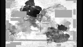 Airstrike against an ISIL fighting position April 6 near Kobani, Syria