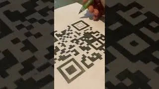 I drew a QR code…does it work???😳😱