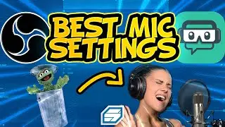 HOW TO MAKE YOUR MICROPHONE SOUND BETTER (NO BACKGROUND NOISE) | OBS TUTORIAL