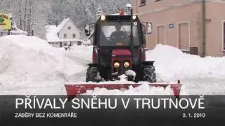 PŘÍVALY SNĚHU V TRUTNOVĚ