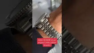 Love Wearing The Seiko SKX009J1 On The Seiko Jubilee Metal Bracelet.