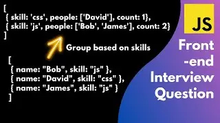 JavaScript interview question | Logical and problem solving question