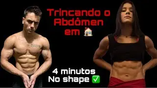 Trincando o abdômen em casa 🏠