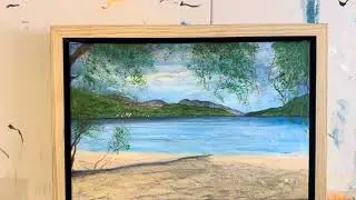 Firkin Point Loch Lomond commission painting