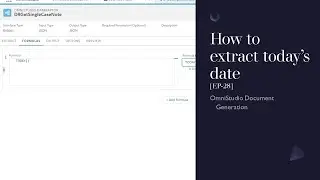 How to extract today's date in a DataRaptor [EP-28]