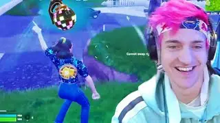 When Ninja having fun with Boogie Bomb in OG Fortnite