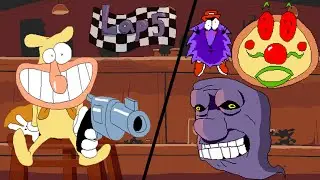 2-ой этаж пройден на изи! Pizza Tower: The Noise update - P rank | Lap 5 #2