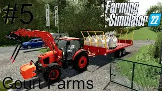 Planting Corn, Haying Contract Court Farms Ep5 FS22 Timelapse