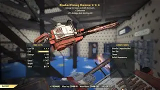Fallout 76: Bloodied Tanky Chainsaw Build.