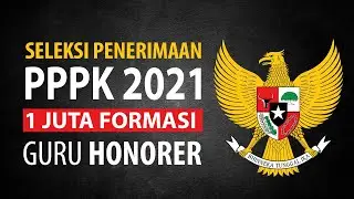 PENERIMAAN GURU HONORER PPPK 2021 - SELEKSI PPPK 2021 1 JUTA FORMASI