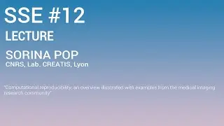 SSE12 - Lecture - Sorina POP