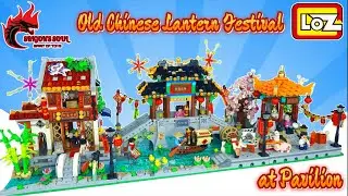[LOZ MINI] HAPPY NEW YEAR NO.1925 LANTERN FESTIVAL CLASSIC TEA SHOP - SPEED BUILD #LOZ (S45) 4K