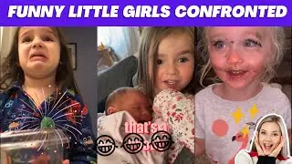 Funny Little Girls confronted and talked 😂😂😂 | CRAZY BLOOPERS