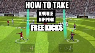 HOW TO TAKE DIPPING, KNUCKLE  FREE KICK|| pes 21||A2L PES GAMING