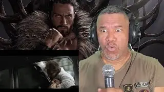 KRAVEN THE HUNTER TRAILER REACTION #reaction #kraven #sony #marvel #spiderverse
