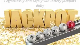 I effortlessly and safely win lottery jackpots daily Single Affirmation Sublimi-nal