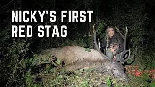 Nicky's First Red Stag - Hunting in Hungary