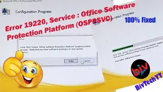 Error 1920 || Office Software Protection Platform Failed to Start Resolved 🔥🔥 Office 2010 🔥🔥 2024 ||