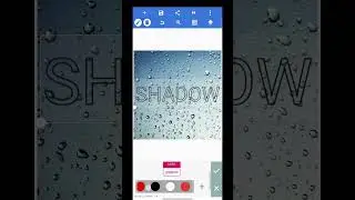 transparent text effect in pixel lab 