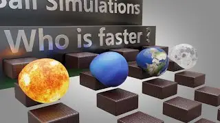 Planets Softbody simulation | Who is faster V10