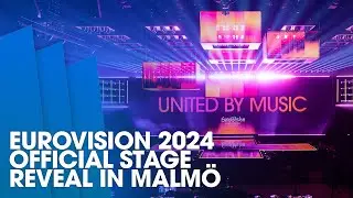 Eurovision 2024 | Stage in Action Reveal in Malmö Arena | 4K50