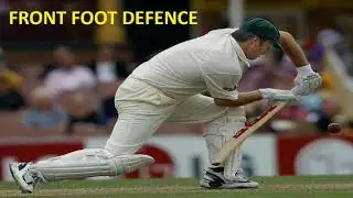Front foot defence