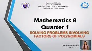 SOLVING PROBLEMS INVOLVING FACTORS OF POLYNOMIALS | Tagalog Explanation  #Grade8 #Quarter1
