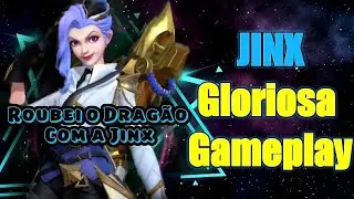 ROUBANDO O DRAGÃO INIMIGO COM A JINX GLORIOSA | WILD RIFT GAMEPLAY