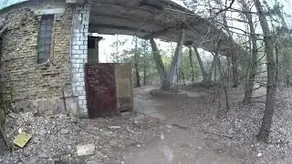 Заброшенное кафе Припять в Чернобыльской зоне отчуждения