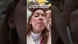 TUDO QUE EU COMO EM UM DIA NA DISNEY 