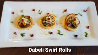 Dabeli Swirl Rolls  | Snacks Idea | Fusion Recipes | Dabeli Rolls Recipe | Mom's Special Recipes