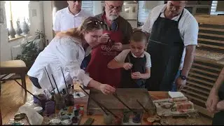 Международный фестиваль «Шелк и специи» в Бухаре. Эбру, ремесленничество и искусство