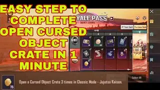 HOW TO OPEN 3 CURSED OBJECT CRATE IN 1 MATCH RP MISSION ¦ LOCATION OF CURSED OBJECT CRATE