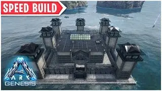 Ark: Genesis - Modern Prison (Ocean Platform) - Speed Build | Part 1