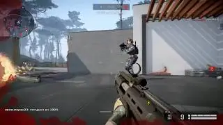 Warface 14.10.2017   Прострел сквозь здание на 43 секунде Блиц РМ