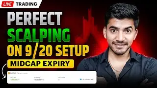 Live Scalping in Midcap Expiry | Perfect 9/20 Setup
