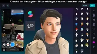 Create Your Own 3D Character Design And Publish to Instagram Filter | Spark AR Tutorial