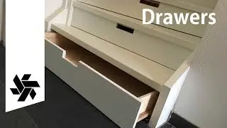 Make drawers under a Staircase // How-to Woodworking project