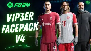 FacePack V4 (AIO) By ViP3eR For FC 24 + Tutorial | TU12