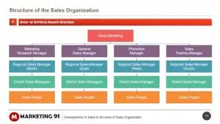 Structure of Sales organization - Sales organization structure
