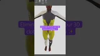 Eliminate 2D from your 3D clothing workflow ✨ #3dclothing #clothsimulation #digitalclothing