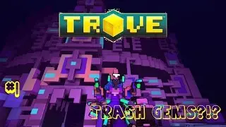 Trove: Trash Class Gems // Cursed Sky Lands Farming #1