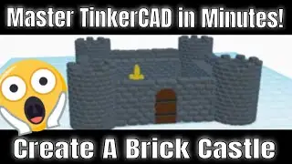 Create a Custom Castle using Bricks | Master Tinkercad in Minutes