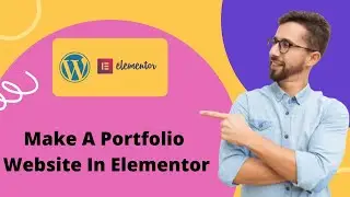 How To Make a Portfolio Website In Elementor | Make ha software agency website
