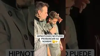 Hipnotizado no puede pronunciar su nombre (Jorge Astyaro)