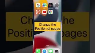 Change the position of pages. Iphone tips and tricks #shorts